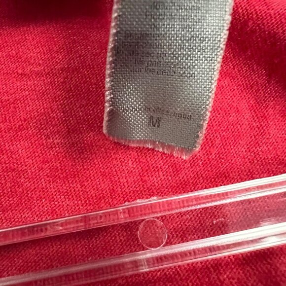 Next Level Apparel Women's Santa T-Shirt Red/White Size Medium - Picture 9 of 9